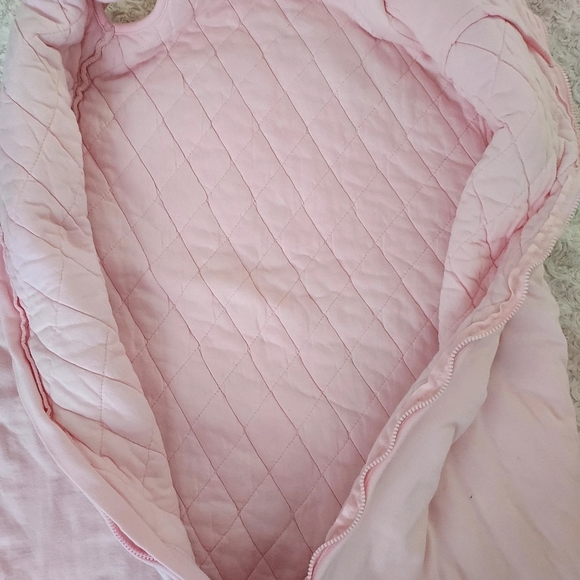 Halo pink quilted cozy wearable Blanket sleep Sack Large (0-24mos) Winter - Picture 5 of 6
